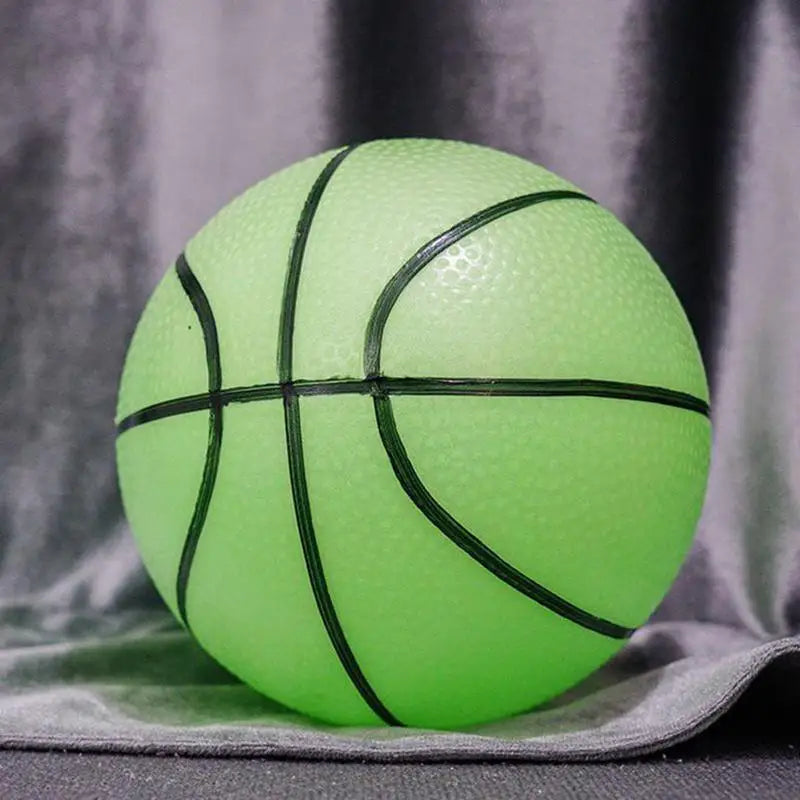 Luminous Basketball Glow In Dark Night Light Basketball Illuminated Reflective Glowing Kids Bouncy Balls For Play Indoor Outdoor