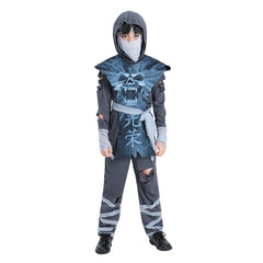 Scary Ninja Skull Zombie Cosplay Skeleton Children'S Halloween Costumes for Kids