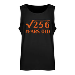 16th Happy Birthday Art 16 Years Old Square Root of 256 Tank Top t-shirt for men Man gym clothes