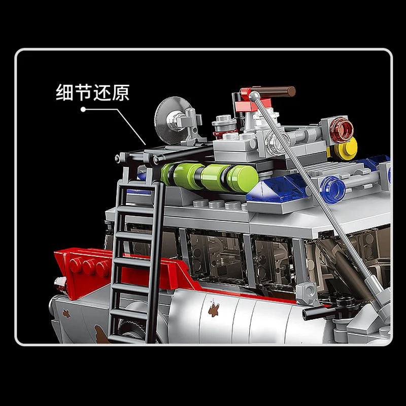 ECTO-1 Vehicle Super Racing Sports Car Building Blocks Sets Model Bricks