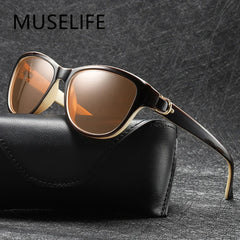 Cat Eye Polarized Sunglasses Men Women Lady Elegant Sun Glasses Female Driving Eyewear