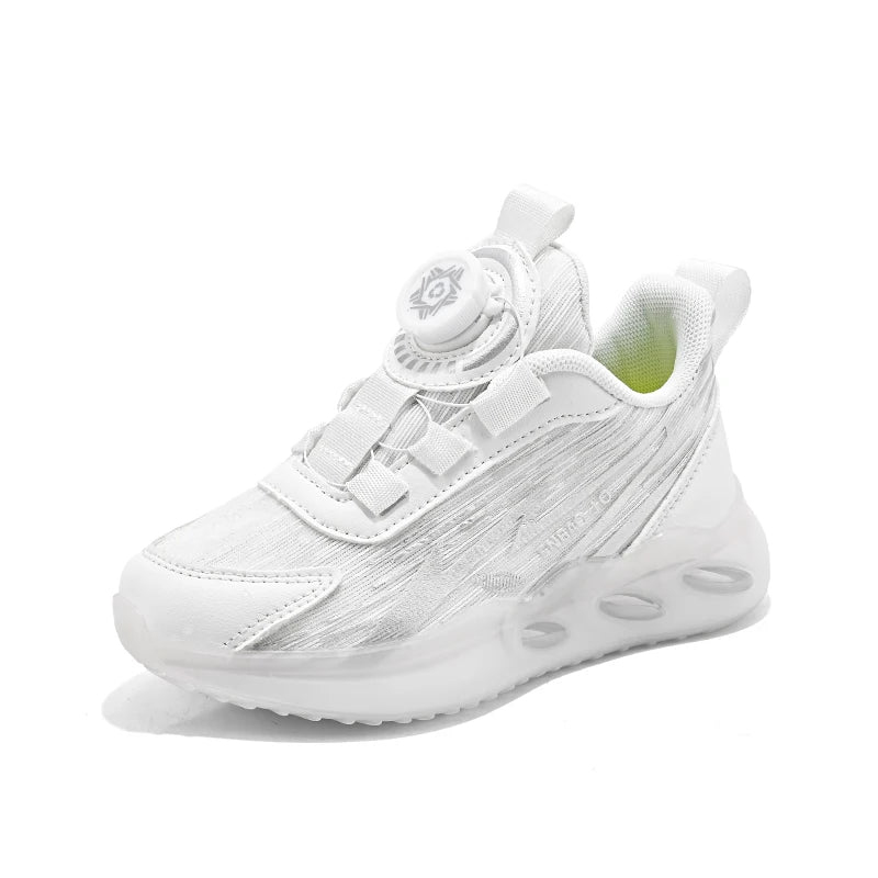 summer new hollowed-out mesh surface breathable children's casual sports shoes