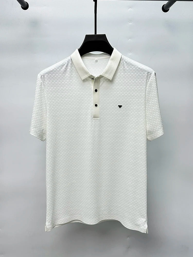 Casual Designer High-quality Brand Short-sleeved POLO Shirt New Tops