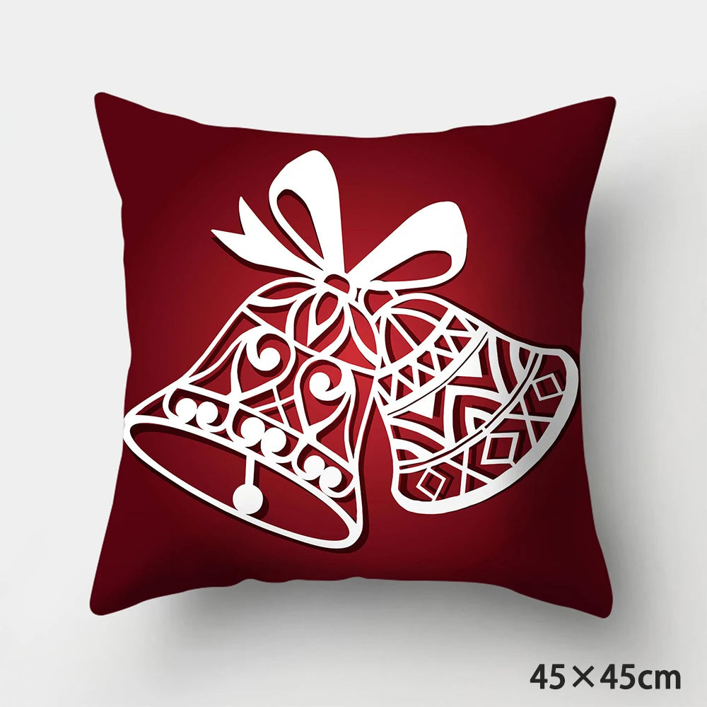 Christmas Cushions Happy New Year 2022 Wedding Decor Patterns from  Home  Gifts