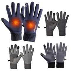 USB Heated Gloves Waterproof Touchscreen Winter Snowboard Gloves Hand Warmer Outdoor Fishing Skiing Motorcycle Bicycle Glove