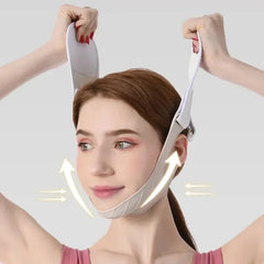 Women Chin Cheek Silicone Face Slimming Bandage Lift Up Belt V Line Face Shaper