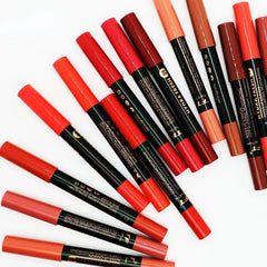 Matte Velvet Lipstick Pencil Waterproof Long Lasting Red Lip Sticks Non-Stick Cup Makeup Lip Tint Pencil