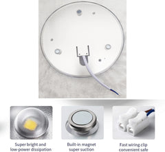 110V 220V LED Light Ceiling Fan Replacement Magnetic Module Lights