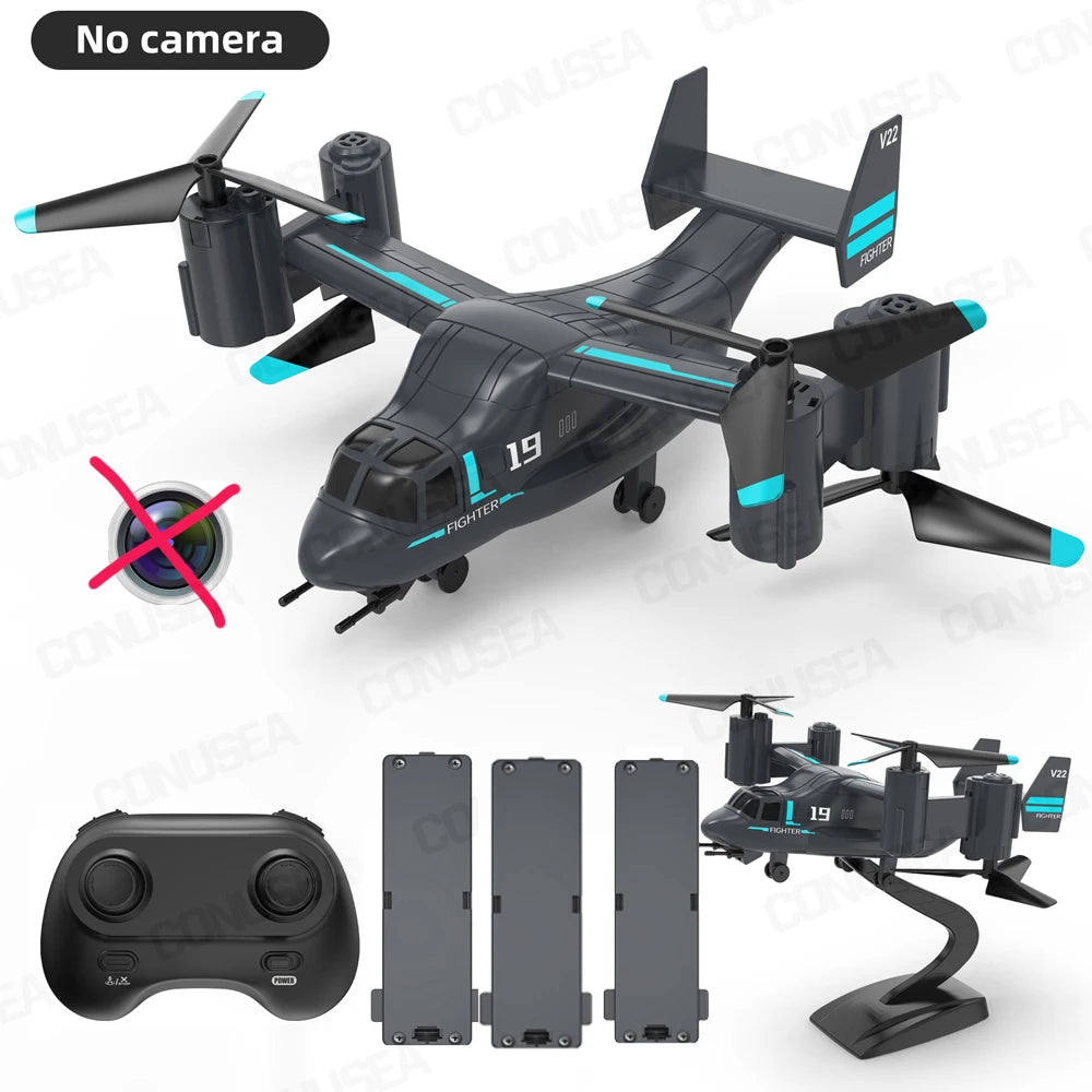 LM19 Camera Drone 480P Wifi Fpv Drones Rc Dro Remote Control Helicopter Land Air Model Quadcopter Rc Plane