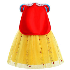 Halloween Costume for Kids Summer Puff Sleeve Princess Skirt