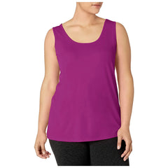 Women's Tank Summer Casual Solid Color Sleeveless Loose T-Shirt Plus-Size Tank