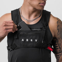 Waterproof Design Men's Chest Rig Bags New Fashion Unisex Chest Bag Multi-function Tactical Vest Backpacks Waist Packs Male