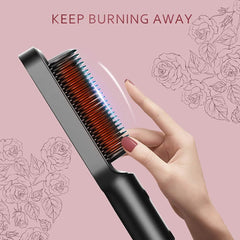 Hot Sale Mini Hair Straightener Hot Comb Customized Hair Styling Tools Hair Brush