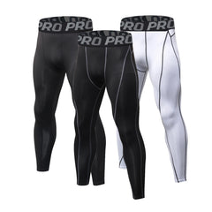 Men Compression Pants Quick Drying Running Basketball Leggings Workout Pants for Men