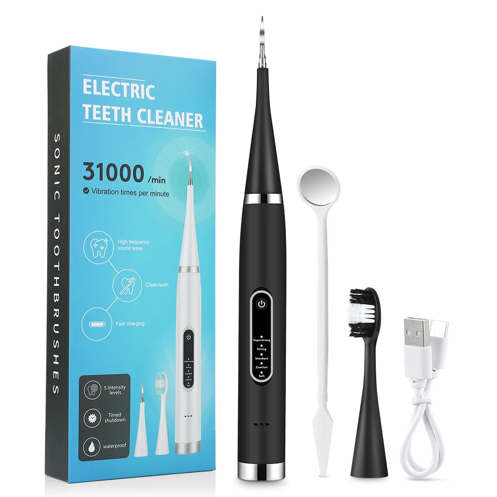 Ultrasound Electric Toothbrush Oral Care Removal Of Dental Calculus Household Multi Automatic Toothbrush USB Waterproof