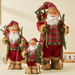 Big Santa Claus Doll 60cm Christmas Decorations New Year Home Room Decoration 2023 Christmas Tree Ornaments Kids Gift Navidad