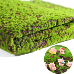 Mini Artificial Moss Turf Lawn Wall Green Plants DIY Simulation Grass