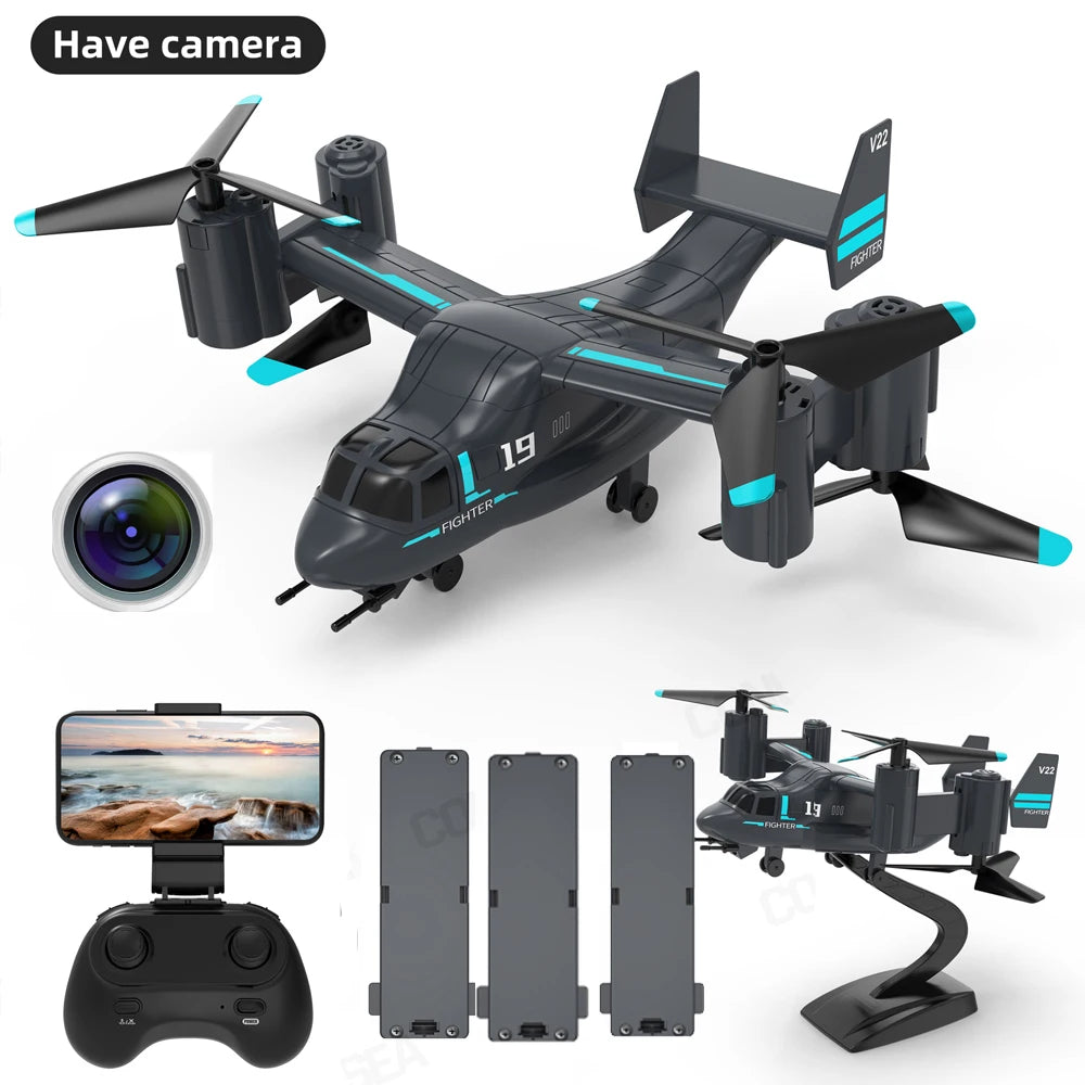 LM19 Camera Drone 480P Wifi Fpv Drones Rc Dro Remote Control Helicopter Land Air Model Quadcopter Rc Plane