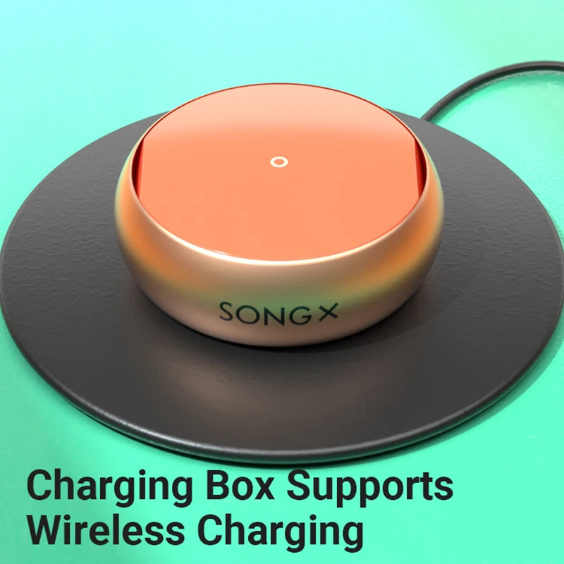 SONGX SX06 TWS Wireless Bluetooth Earbuds QI Wireless Charging Headphones