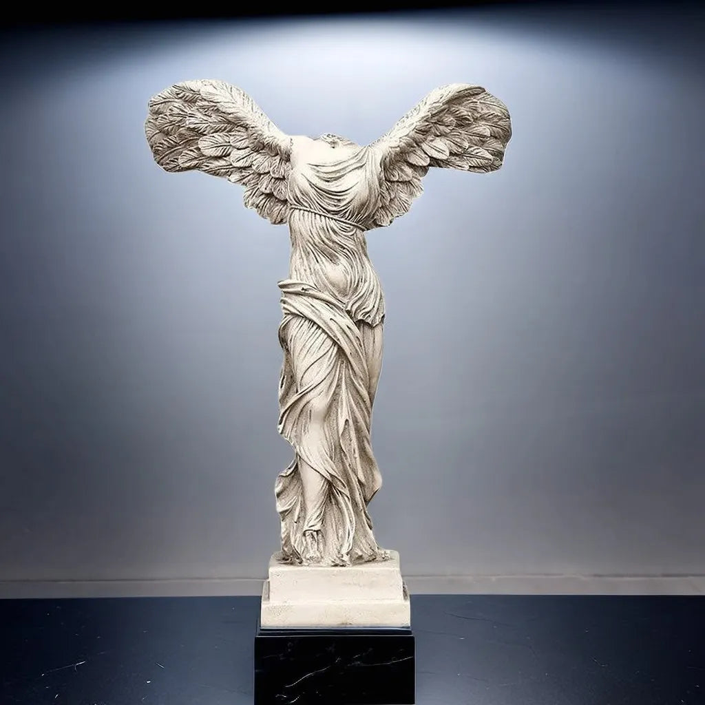 Winged Victory Goddess Retro Greek Statue Object Office Desk Decoration