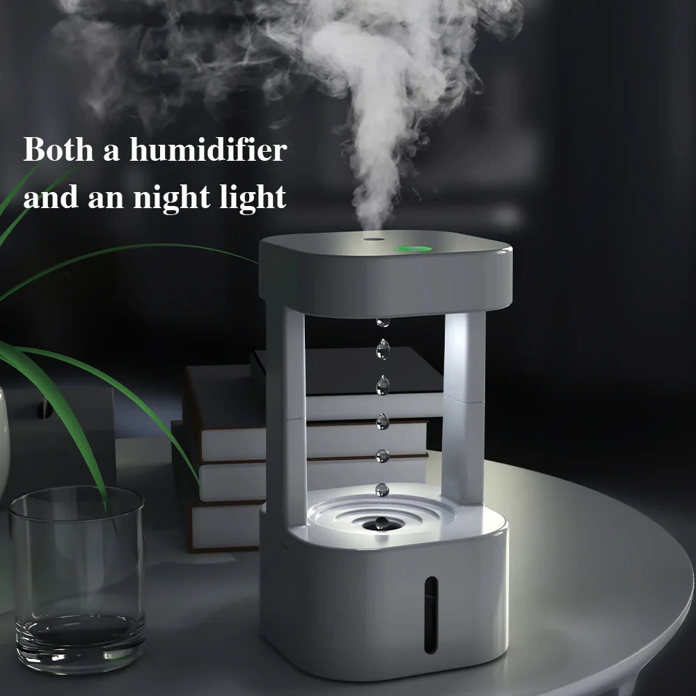 Anti Gravity Humidifier Diffuser Water Drop Falling Remote Control Mini Mist Maker Humidifier