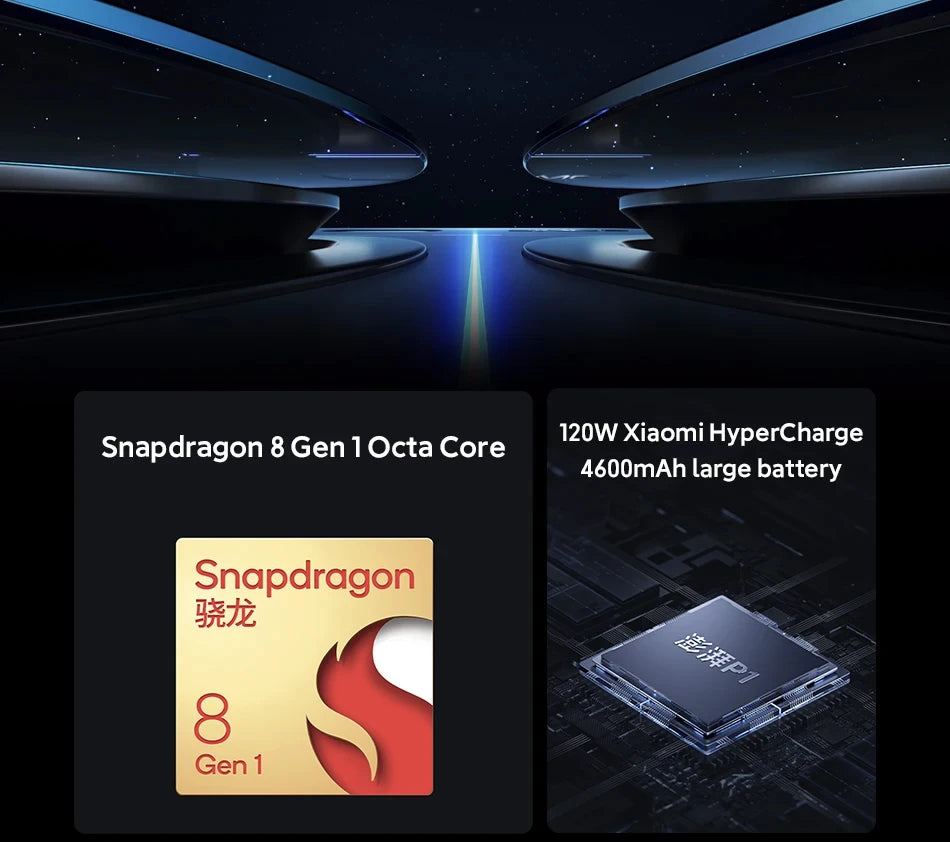 Xiaomi 12 Pro Global version Mi 12Pro Snapdragon 8 Gen 1 Android phone 120W Fast Charger 50MP Triple Cameras used phone