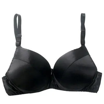 Good quality, affordable, breathable silk bra, thin, without steel rings, inside and outside