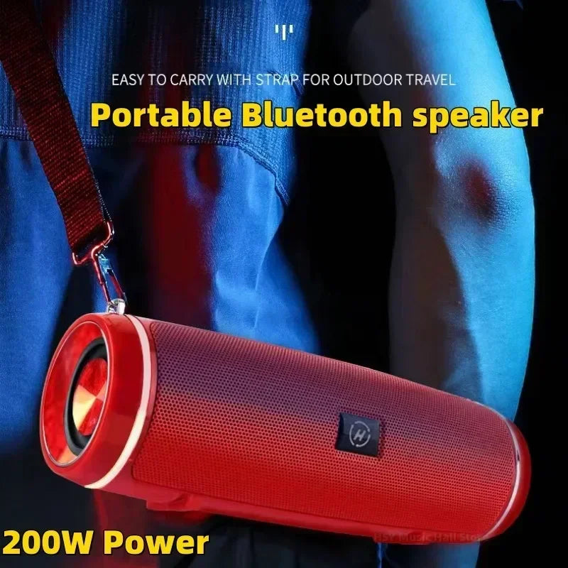 Lenovo 200W Portable Bluetooth Speaker Clear Stereo Sound Professional IPX7 Waterproof Outdoor HIFI Wireless Bluetooth Speaker