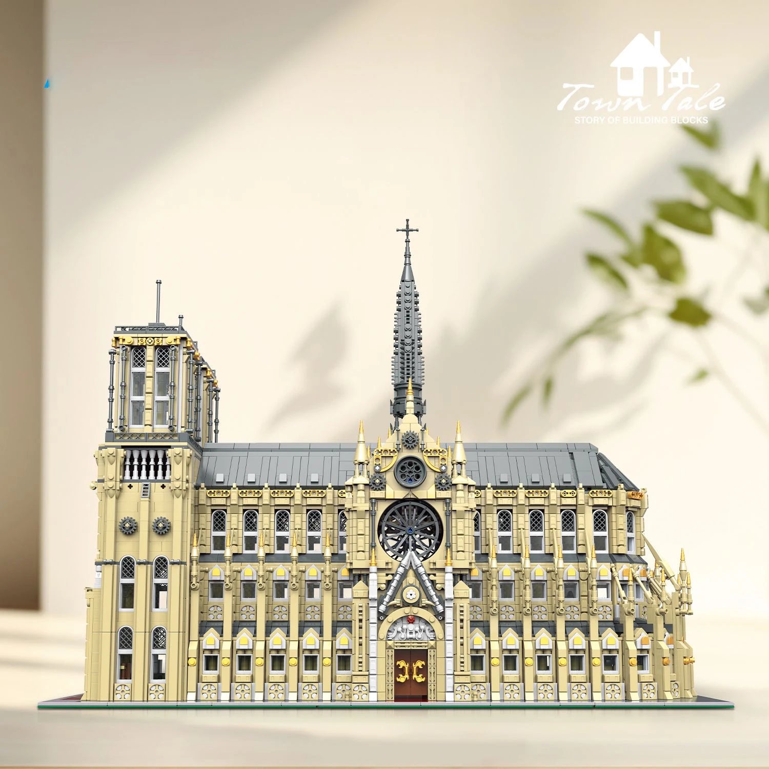 Notre Dame de Paris Building Blocks World Classic Architectural Model MOC Bricks Kits Difficult Assembly Toy