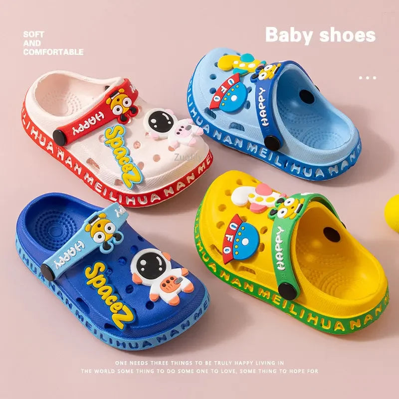 Children Garden Shoes Cute EVA Cartoon Beach Sandals Babies