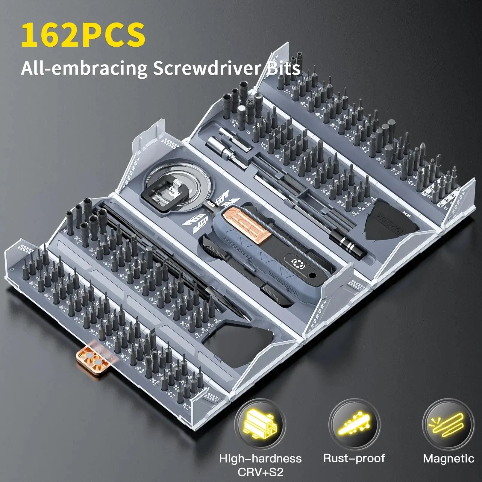 180 in 1 Precision Screwdriver Set with Pickup Screw Driver Bit