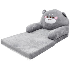 Folding Children's Sofa Plush Armchair for Bed Kids Armchairs Babies Pearlescent