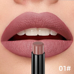 Matte Lipstick Pen Nude Pink Brown Solid Lip Gloss