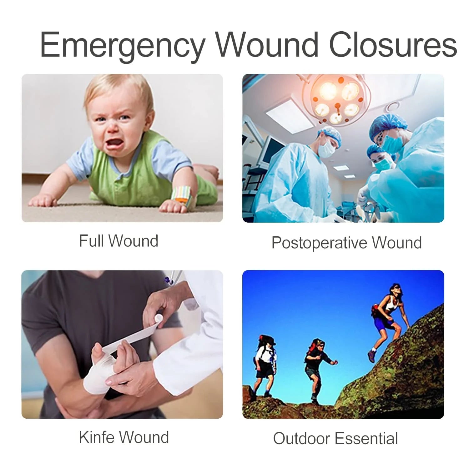 Painless Wound Closure Device