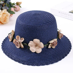 Sun Grass Hat Beach Flower Rope Women's Fashion Accessories Designer Hat