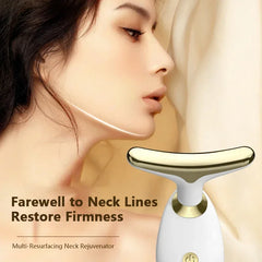 Anti Wrinkle Photon Neck Massager V-Face Lifting Reduce Double Chin