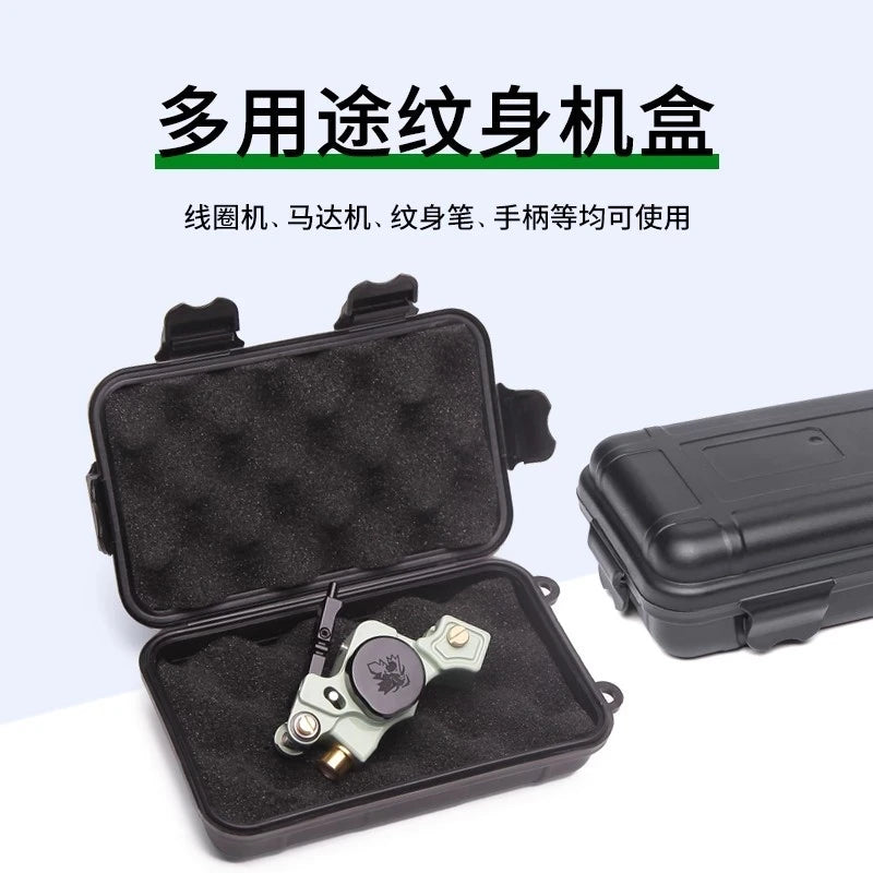 Tattoo Kit Machine Pen Buckle Lock Plastic Makeup Carry Box