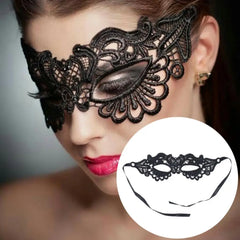 Women Hollow Lace Masquerade Face Mask  Cosplay Prom Party Props