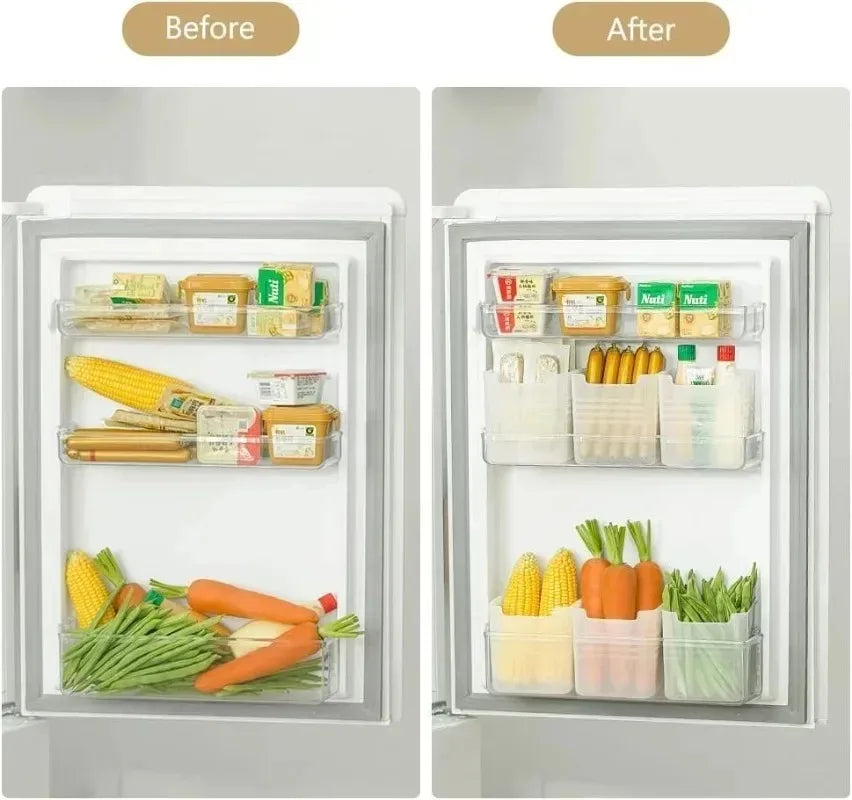 Storage Boxes Food Fresh Organizer Cold Storage Crisper Fruit Spice Food Container Boxes Home Kitchen Boxes