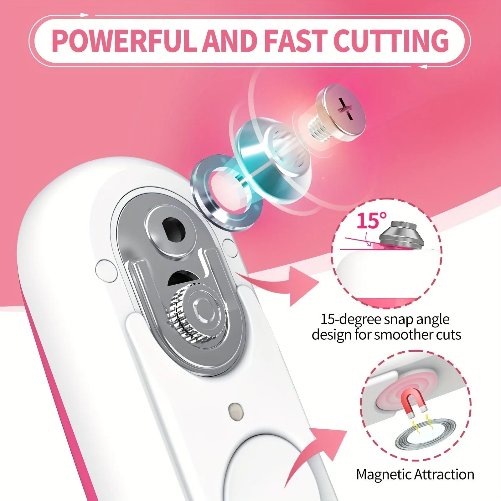 Automatic Electric Can Opener, Rechargeable, Replaceable Blade, One-Touch Operation,Food Safety , Kitchen Gadget for Senior