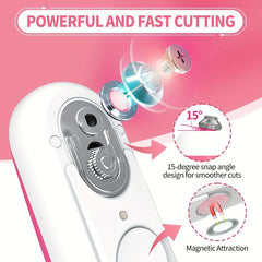 Automatic Electric Can Opener, Rechargeable, Replaceable Blade, One-Touch Operation,Food Safety , Kitchen Gadget for Senior