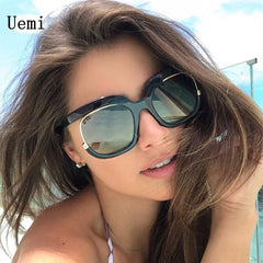 Fashion Round Oversized Sunglasses For Women Men Retro Designer Ladies Sun Glasses