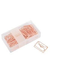 Office Accessories Rosegold Paper Clips Decorative