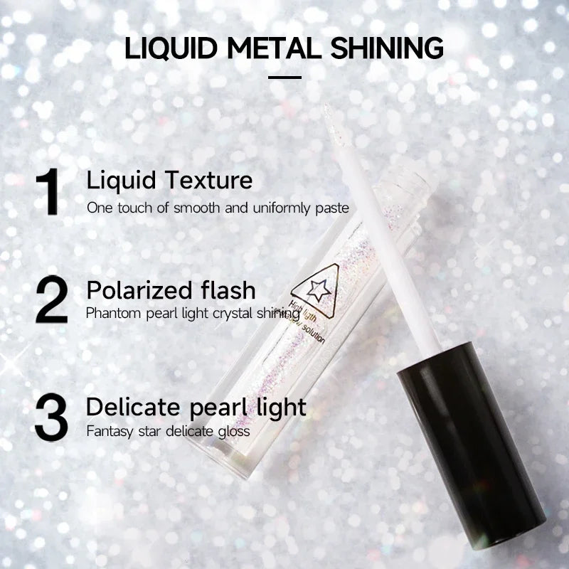 Liquid Glitter Eyeliner Eyeshadow Shiny Metallic Eyeliner