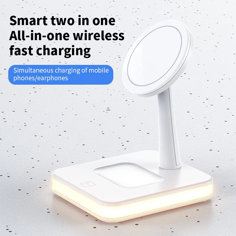 Magnetic Wireless Charger Stand Airpods Fast Charging Station