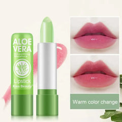 1/2Pcs Spring Aloe Vera Moisturizing Lipstick