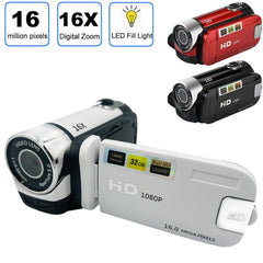 16MP HD Digital Camera 1080P Full HD Digital Video Camcorder 270 degree Rotation Screen 16X Night Vision Zoom Shooting Cam