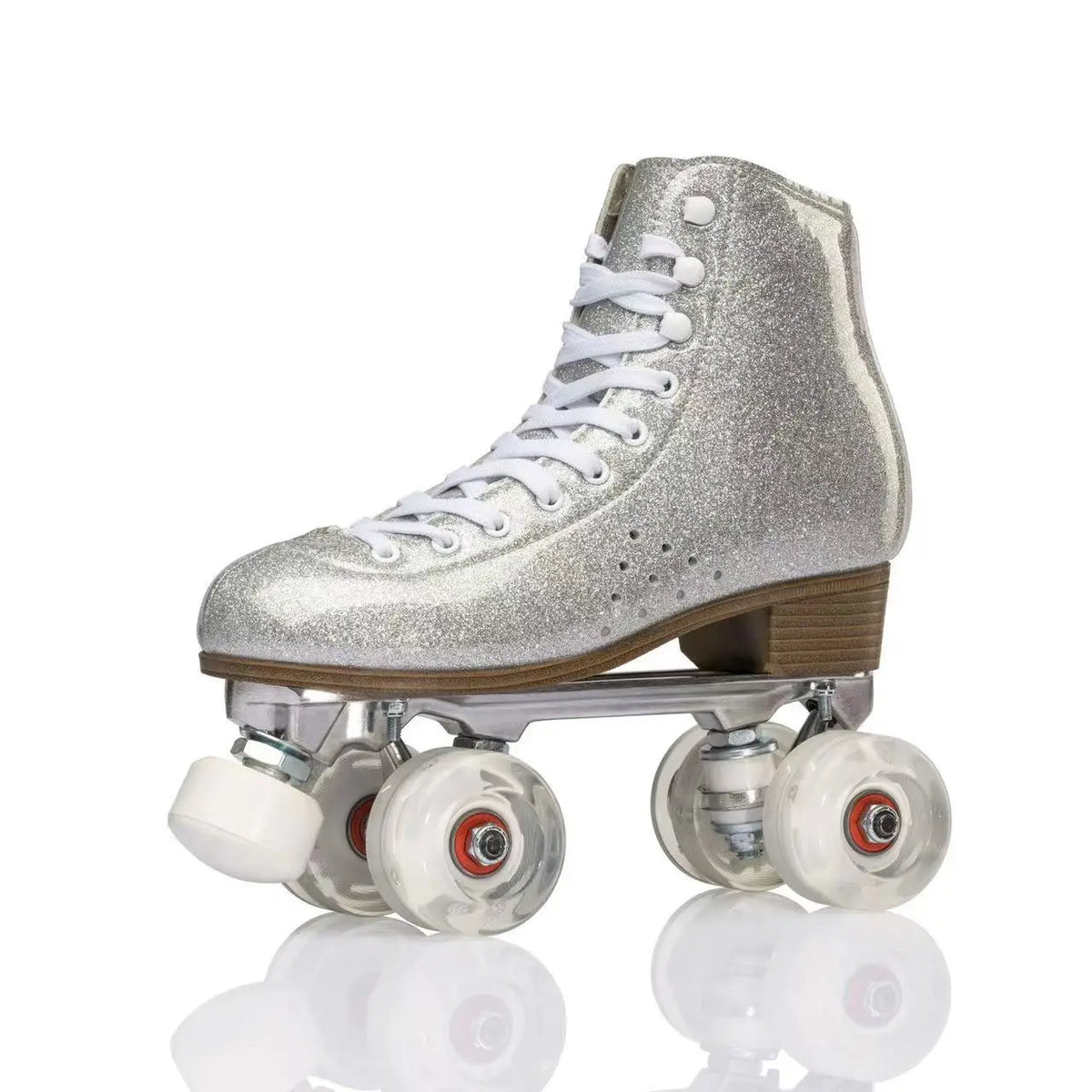 Double Row Roller Skates Shoes, Professional Aluminum Alloy Bracket Street Sliding Inline Sneakers, New Fashion, Four Wheels