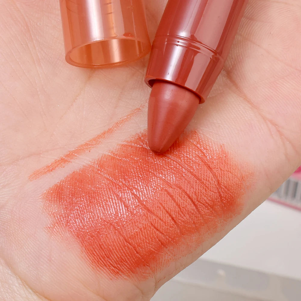 Nude Brown Lipliner Pen Waterproof Red Matte Contour Tint Lipstick