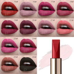 Pudaier Kiss-proof Nude Velvet Matte Lipstick Lips Makeup